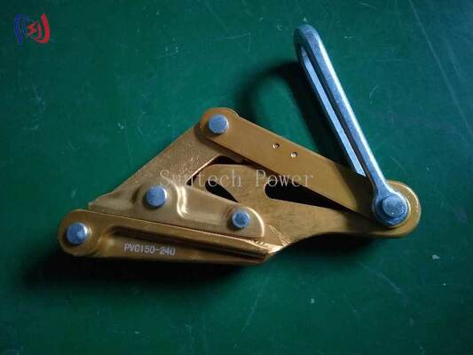 7075-T6 Aluminium Alloy yang tidak merusak Grip konduktor terisolasi dengan mekanisme rahang yang mengencangkan diri