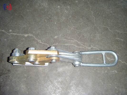 Steel Strand Come Along Clamp with 10-30KN Rated Load and 11-15mm Diameter Dual Cam Wire Gripper