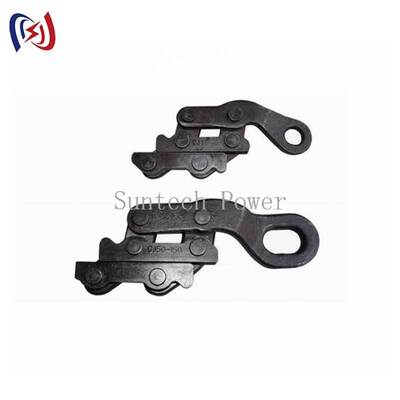 Grip Wire Bumi Paralel Come Along Clamp dengan 13-26mm Max Open dan 10-30KN Nominal Load untuk Simultan Twin-Wire Grip