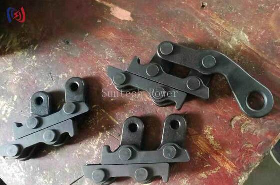 Grip Wire Bumi Paralel Come Along Clamp dengan 13-26mm Max Open dan 10-30KN Nominal Load untuk Simultan Twin-Wire Grip