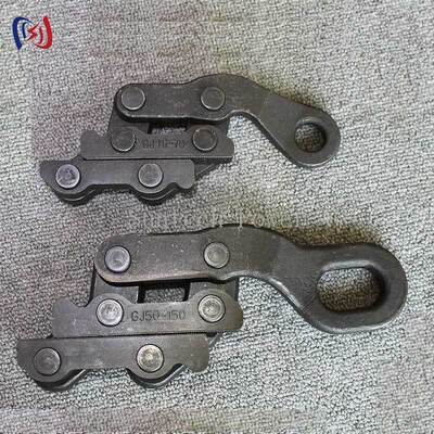 Grip Wire Bumi Paralel Come Along Clamp dengan 13-26mm Max Open dan 10-30KN Nominal Load untuk Simultan Twin-Wire Grip
