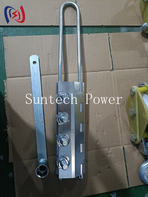 Bolt Type Anti-Twist Steel Rope Gripper Come Along Clamp dengan 20-100KN Nominal Load untuk 7-24mm Diameter Rope