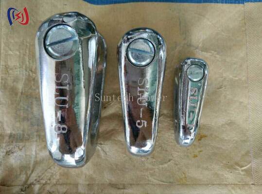 Sambungan Tetap untuk Saluran Transmisi Daya dengan Beban Terukur 10-250KN Konstruksi Baja Paduan dan Finishing Galvanis Celup Panas