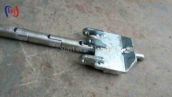 Papan Kepala untuk Konduktor Tiga Bundel dengan Beban Terukur 100-180KN Paduan Aluminium Tingkat Tinggi dan Perlakuan Permukaan Anodisasi