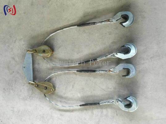 ST Series Pengangkat Konduktor Bundel Ganda untuk 2-8 Konduktor dengan Beban Terukur 24-320KN dan Rangka Paduan Aluminium