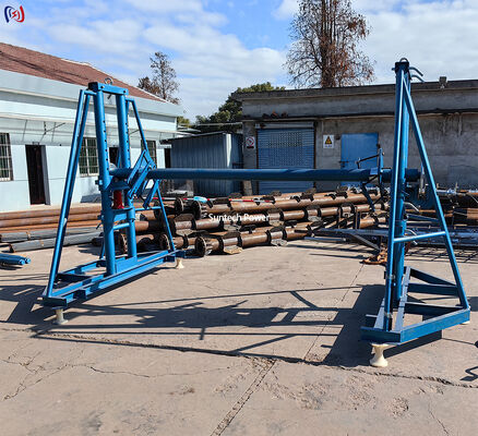 Stand Drum Konduktor Hidraulik SI-30 300KN Beban 5000mm Kapasitas Reel Kabel