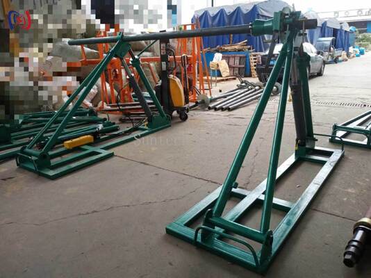 SIPZ Modular Cable Reel Stand 30-100KN Perakitan Tanpa Alat Stand Drum Konduktor