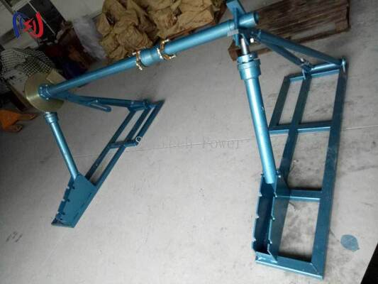 SIPZ Modular Cable Reel Stand 30-100KN Perakitan Tanpa Alat Stand Drum Konduktor