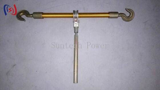Tali Pengencang Aluminium Kait Ganda 10-50KN Beban Terukur dengan Paduan Aluminium Ringan dan Lapisan Anodized