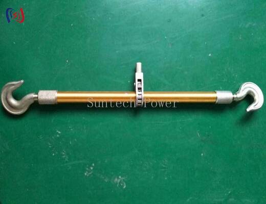 Tali Pengencang Aluminium Kait Ganda 10-50KN Beban Terukur dengan Paduan Aluminium Ringan dan Lapisan Anodized