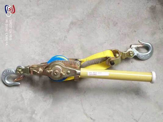 Alat Pengencang Terisolasi Tanpa Alat 10-20KN Alat Pemasangan Konduktor Webbing Strap