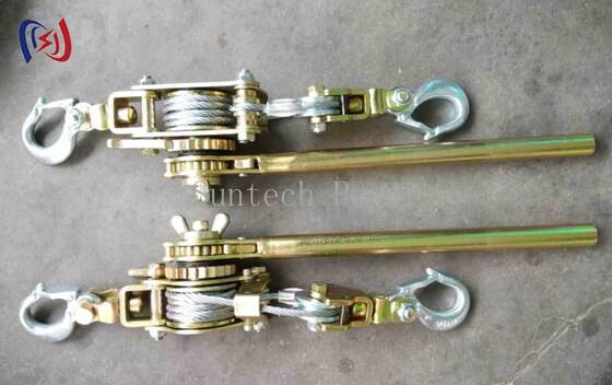 Ratchet Wire Tightener dengan beban nominal 10-30KN dan panjang garis ketat 1200-1500mm dengan gigi baja tempa