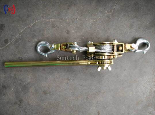 Ratchet Wire Tightener dengan beban nominal 10-30KN dan panjang garis ketat 1200-1500mm dengan gigi baja tempa