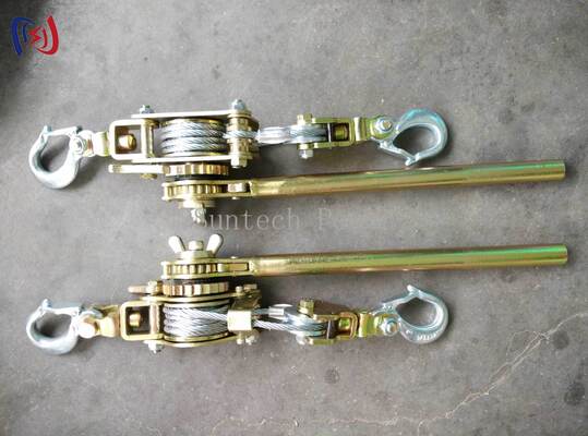 Ratchet Wire Tightener dengan beban nominal 10-30KN dan panjang garis ketat 1200-1500mm dengan gigi baja tempa