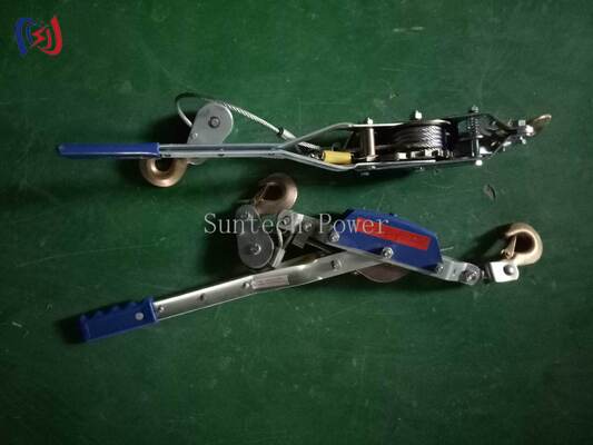 Lift Lever Ratchet 10-40KN dengan Ratchet yang dioperasikan dengan tuas dan sistem pengereman otomatis untuk konstruksi jalur listrik