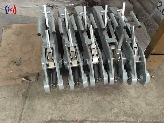 Wire Rope Handle Hoist dengan 8-54KN Nominal Load Manual Ratchet Lever dan 20m Steel Rope untuk Konstruksi Power Line