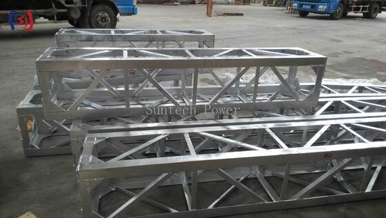 Lattice Gin Pole 8-18m Power Tower Alat Ereksi Lapisan tahan korosi