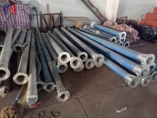 A-Shaped Tubular Gin Pole dengan Diameter Tabung 120x7mm, Panjang 6-13m, dan Lapisan Tahan Korosi untuk Konstruksi Menara Transmisi