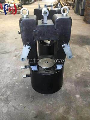 200T Kepala Crimping Hidraulik dengan Hexagon Crimping untuk operasi Pompa Bensin 80Mpa