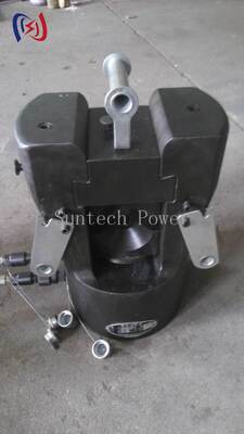 200T Kepala Crimping Hidraulik dengan Hexagon Crimping untuk operasi Pompa Bensin 80Mpa