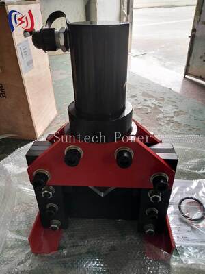350KN Hydraulic Angle Steel Cutter for 110 x 110 x 10 mm Transmission Tower Steel
