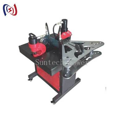 220V Mesin Busbar Hidraulik Empat Fungsi dengan 270KN Bending Force untuk Memotong Punching dan Bending