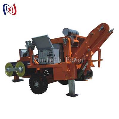 Penarik Hidrolik Tensioner 90KN 4300KG Tensioner Kabel Hidrolik untuk Pemasangan Saluran Atas