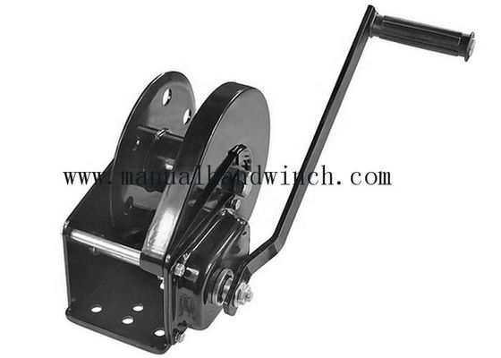 LDE1800N 1800lbs Hand Crank Winch Dengan Rem Otomatis