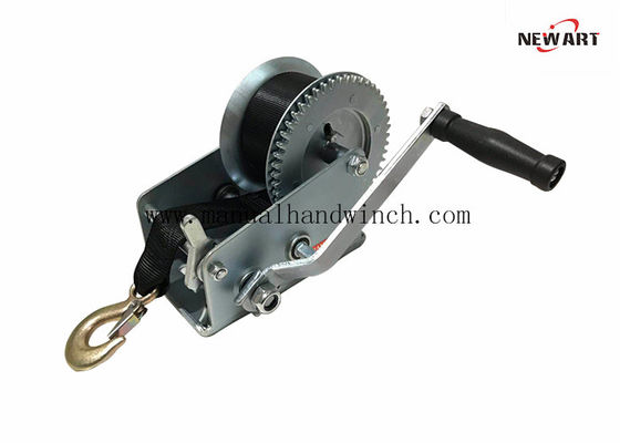 Dioperasikan Secara Manual 2500LBS 2 Gear Manual Hand Crank Winch
