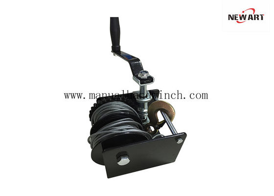 Split Drum Wire Rope Worm Gear Winch Rumah Kaca Mengangkat Winch Tangan