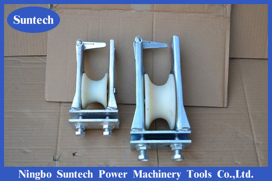 SHCN-2 Cross Arm Mounted Blok Merangkai Konduktor Katrol Duduk Ke Langit