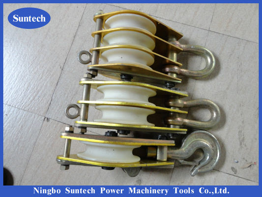 Nylon Hoisting Lifting Block 3 Ton Cable Pulling Pulley