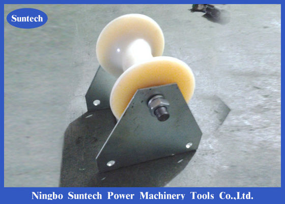 Linear Block 5kN Stringing Cable Laying Roller Untuk Kabel HV Diameter 150mm