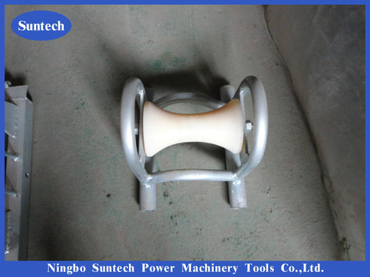 Rangka Baja Jembatan Roda Nilon 12kn Cable Pulley Roller
