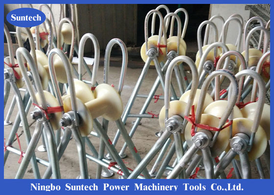 Wire Rope Straight 10kn Cable Drum Roller Untuk Penarikan Kabel Bawah Tanah