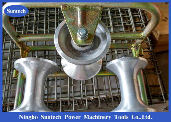 Rol Aluminium Merangkai Rol Kabel Tugas Berat 200mm