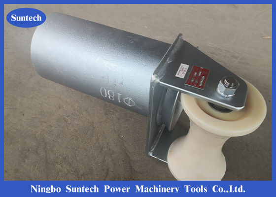 80mm Bell Mouth Type Cable Reel Roller Dengan Nylon Wheel