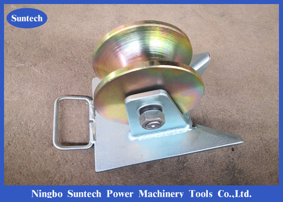 9.8kg Melindungi Kabel Manhole Roller Dengan Roda Aluminium