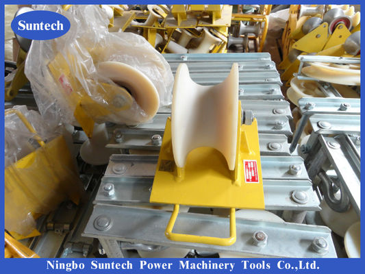 9.8kg Melindungi Kabel Manhole Roller Dengan Roda Aluminium