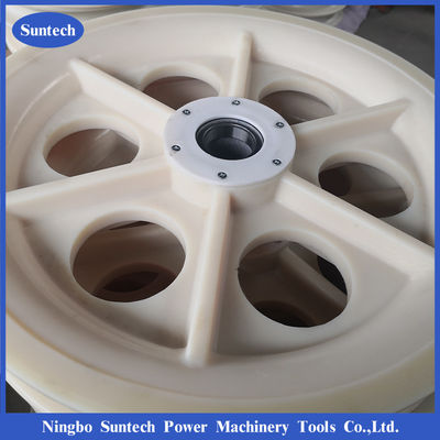 508x100mm MC Nylon Roda Katrol Konduktor Merangkai Blok Dengan Bantalan