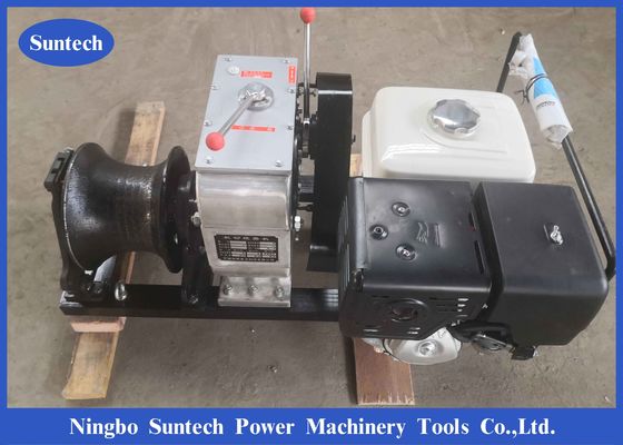 Fast Speed ​​Belt Drive Cable Winch Puller Untuk Menarik Kawat