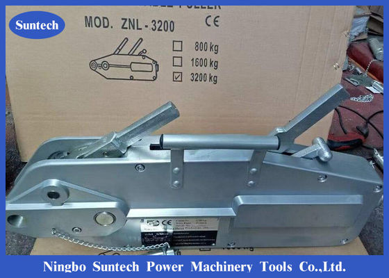 Alat Saluran Transmisi 3.2T Wire Rope Hoist Puller Cable Pulling Hoist Untuk Mengangkat
