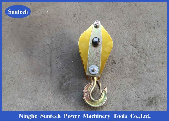 Mengangkat Alat Merangkai Konduktor Aluminous Alloy Nylon Sheave Tackle