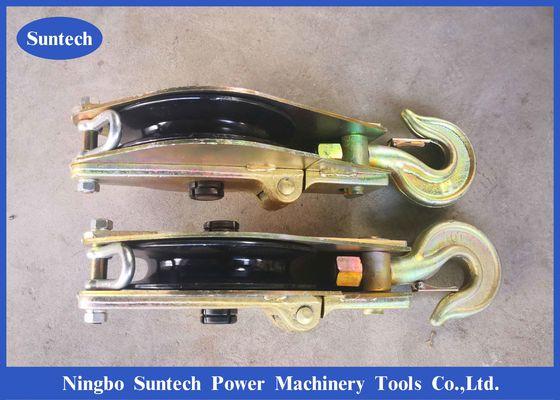 10t Heavy Duty Steel Snatch Hoisting Tackle Untuk Konstruksi Garis Overhead