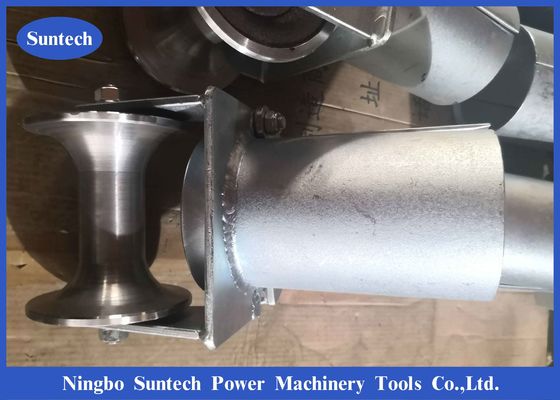 Kabel Bawah Tanah Aluminium Wheel Steel Bellmouths Untuk Pintu Masuk Tabung 150mm