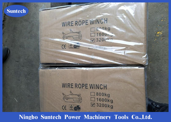 Alat Saluran Transmisi 3.2T Wire Rope Hoist Puller Cable Pulling Hoist Untuk Mengangkat