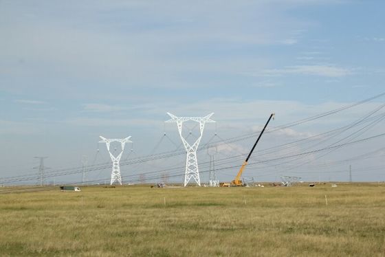 35 66 110 220kv Jalur Transmisi Menara Baja Malaikat Untuk Lokasi Konstruksi