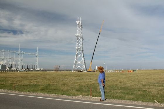 35 66 110 220kv Jalur Transmisi Menara Baja Malaikat Untuk Lokasi Konstruksi