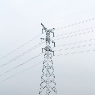 Hot Dip Galvanization 132kv Menara Saluran Transmisi Daya