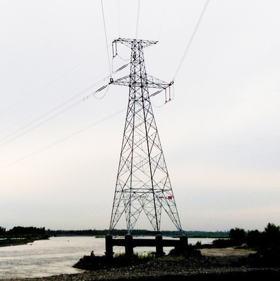 Jalur Transmisi 132kv Menara Kisi Baja Galvanis